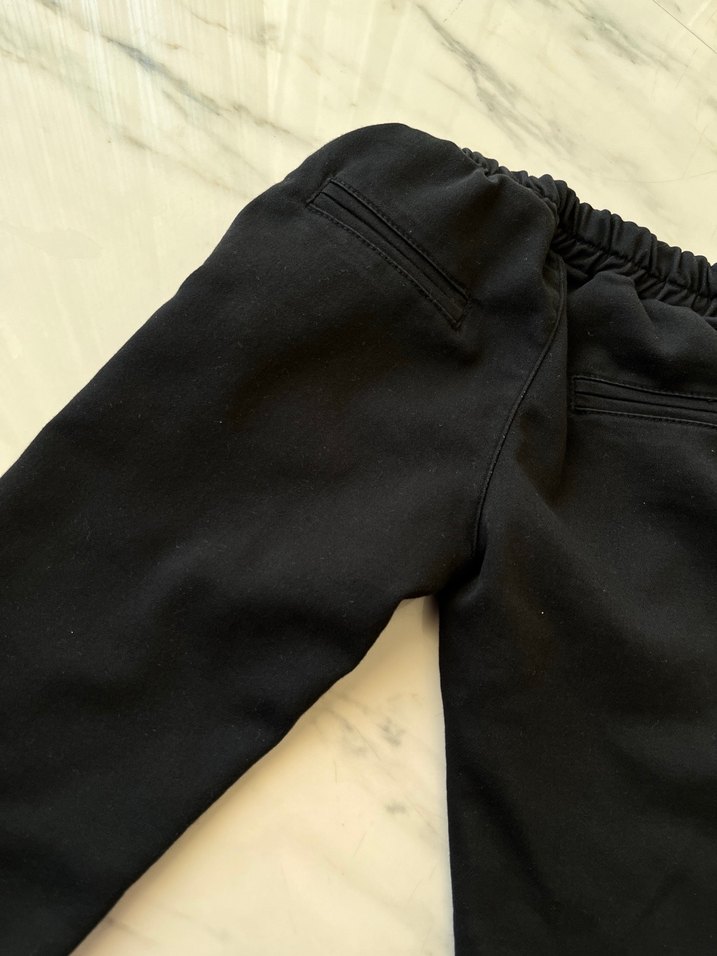 Siyah Erkek Çocuk Regular Fit pantolon - Görsel 2