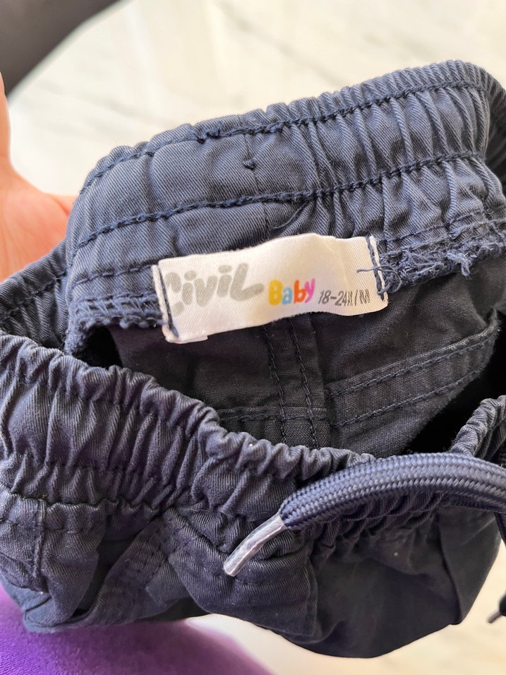 Lacivert Erkek Çocuk Denim Pantolon - Görsel 3