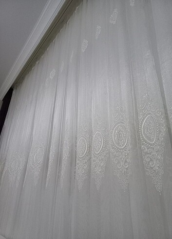 Taç Taç marka desenli Salon perdesi