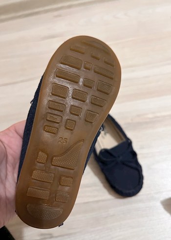 25 Beden Civil lacivert erkek bebek klasik ayakkabı