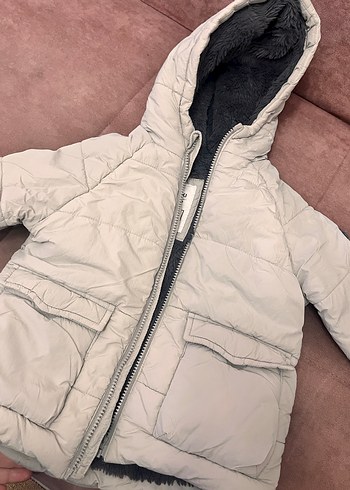 Lc waikiki içi peluş Kapüşonlu mont - Görsel 2