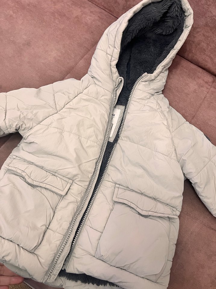 Lc waikiki içi peluş Kapüşonlu mont - Görsel 2