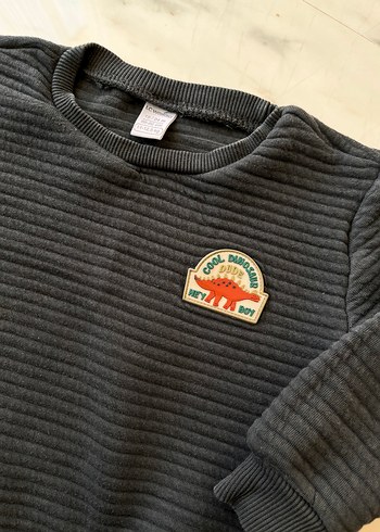 Lc Waikiki Erkek Çocuk Gri Sweatshirt - Görsel 3