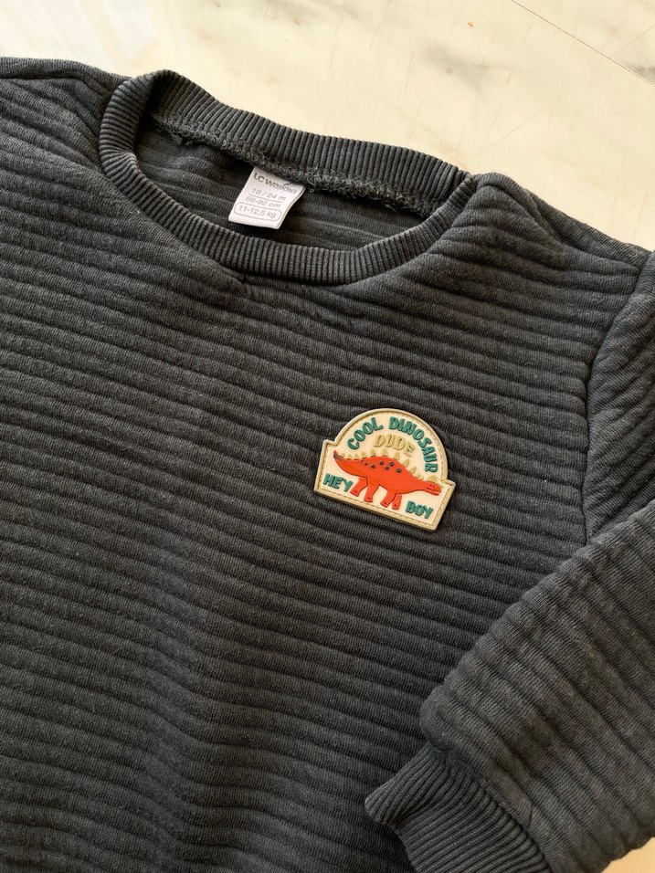Lc Waikiki Erkek Çocuk Gri Sweatshirt - Görsel 3