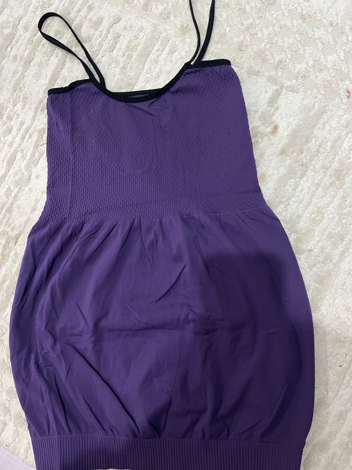 Mor Straplez Kadın Atlet - Görsel 3