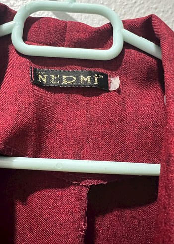 Bordo Kadın Blazer Ceket - Görsel 4