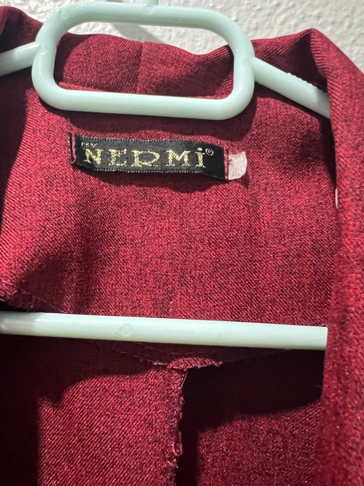 Bordo Kadın Blazer Ceket - Görsel 4