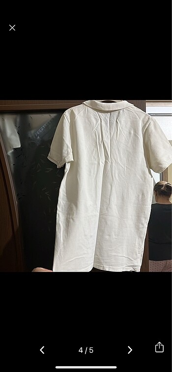 13-14 beyaz lakost tişört - Görsel 3
