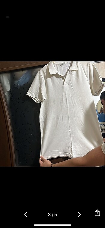 13-14 beyaz lakost tişört - Görsel 2