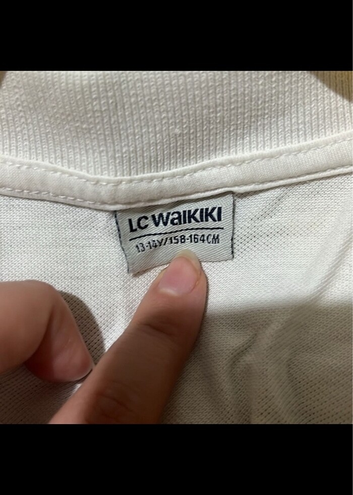 13-14 beyaz lakost tişört - Görsel 4