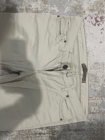 Kadın 42 beden krem pantolon - Görsel 2