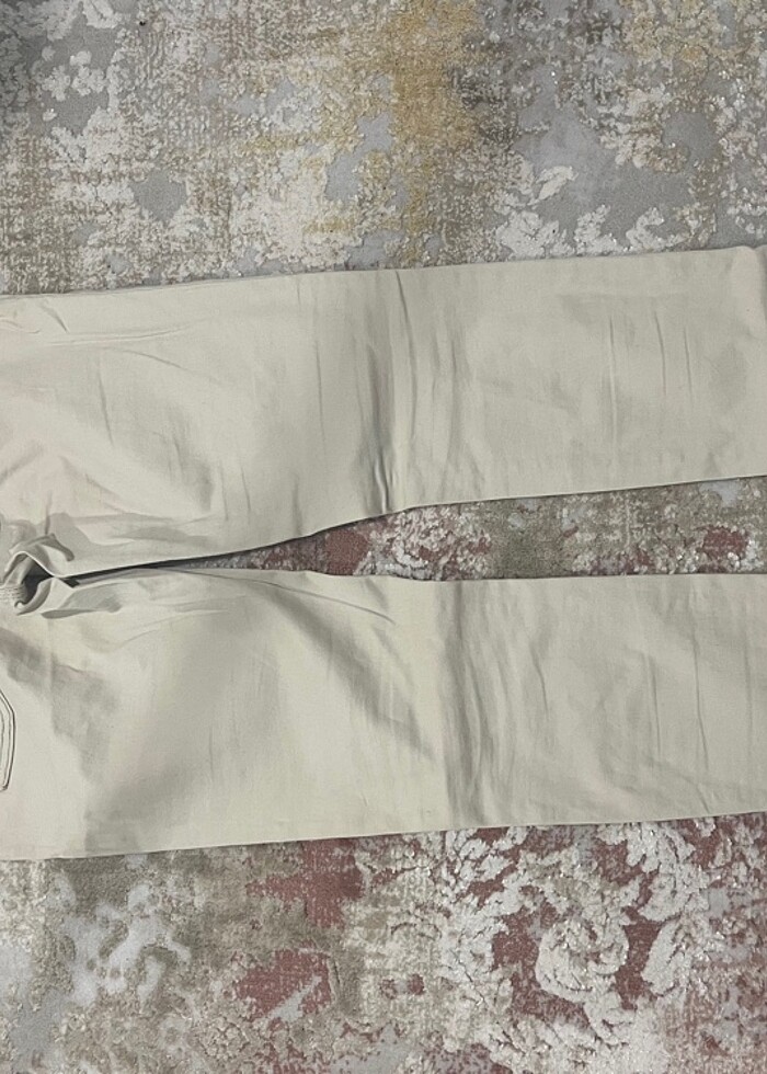 Kadın 42 beden krem pantolon - Görsel 4