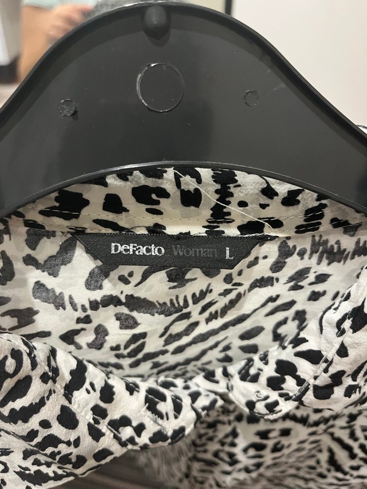 Zebra Desenli L beden temiz gömlek - Görsel 2