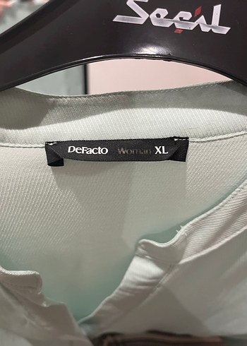 Su yeşili kadın gömlek xl beden - Görsel 3