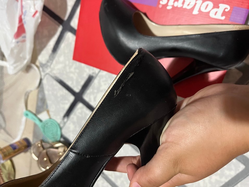 Siyah Rugan  platform Topuklu Kadın Ayakkabı - Görsel 5