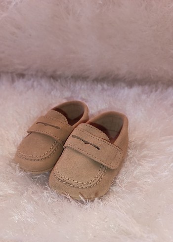 Zara Bej Süet Erkek Çocuk Klasik Ayakkabı