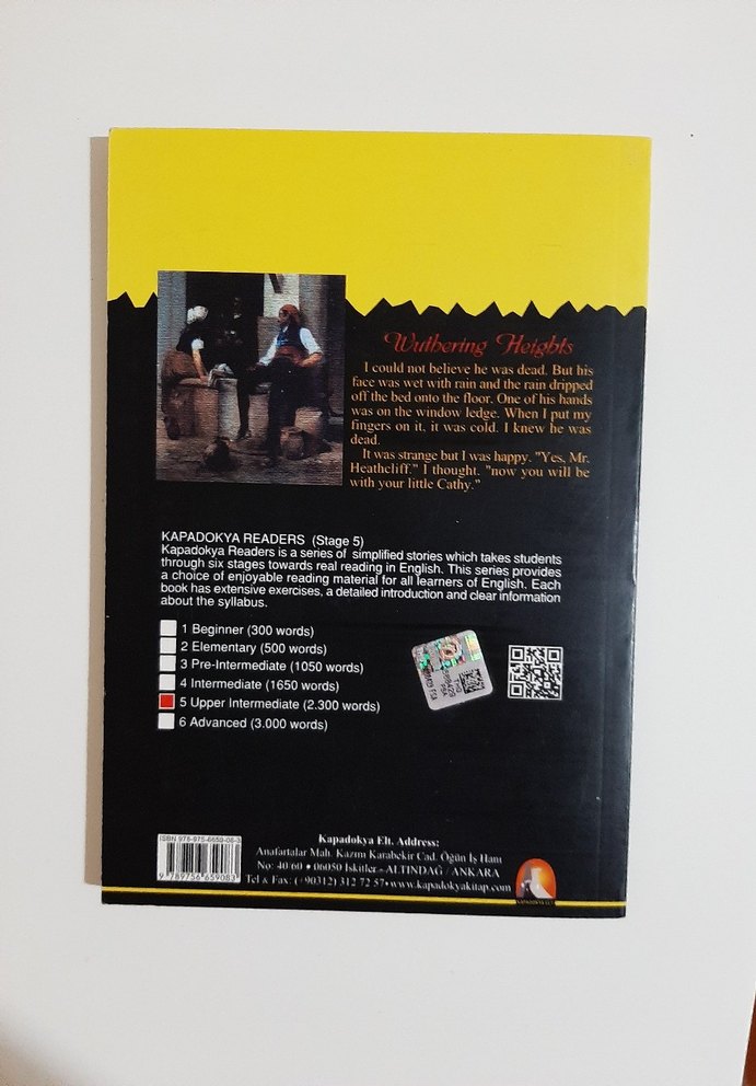 Wuthering Heights - Emily Brontë ingilizce kitap - Görsel 3