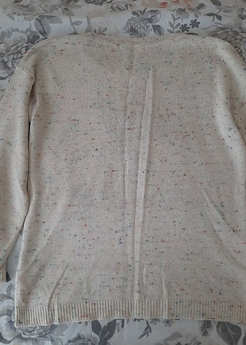 Bohem Tarz Baykuş Desenli Triko Kazak - Görsel 3