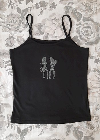 Siyah esnek atlet - Görsel 2