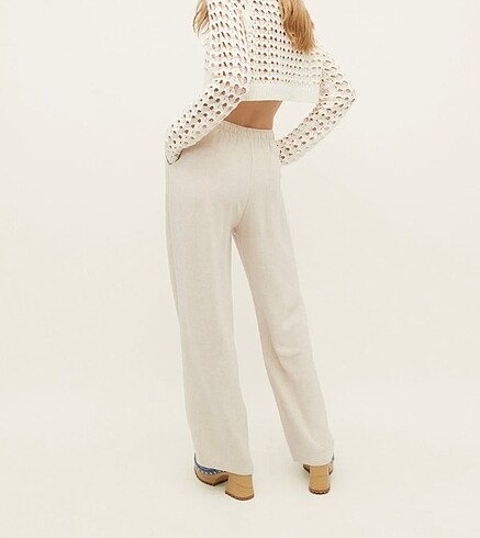 Stradivarius Keten pantolon
