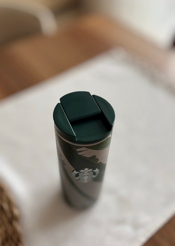 Kahverengi Starbucks Termos Bardak - Görsel 3