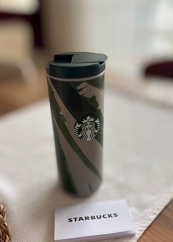 Kahverengi Starbucks Termos Bardak - Görsel 2