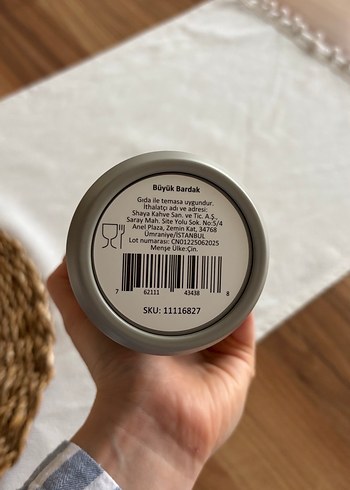 Kahverengi Starbucks Termos Bardak - Görsel 4