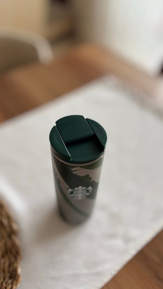 Kahverengi Starbucks Termos Bardak - Görsel 3