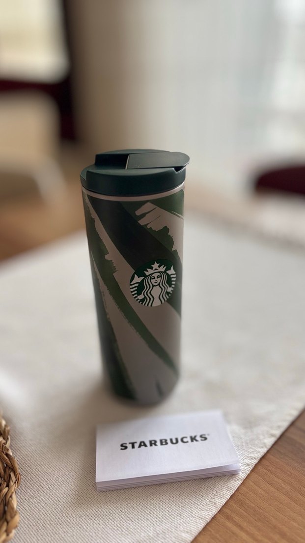 Kahverengi Starbucks Termos Bardak - Görsel 2