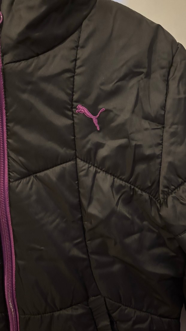 Puma Fermuarlı Siyah Kadın Spor Mont - Görsel 2