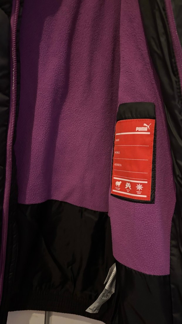 Puma Fermuarlı Siyah Kadın Spor Mont - Görsel 4