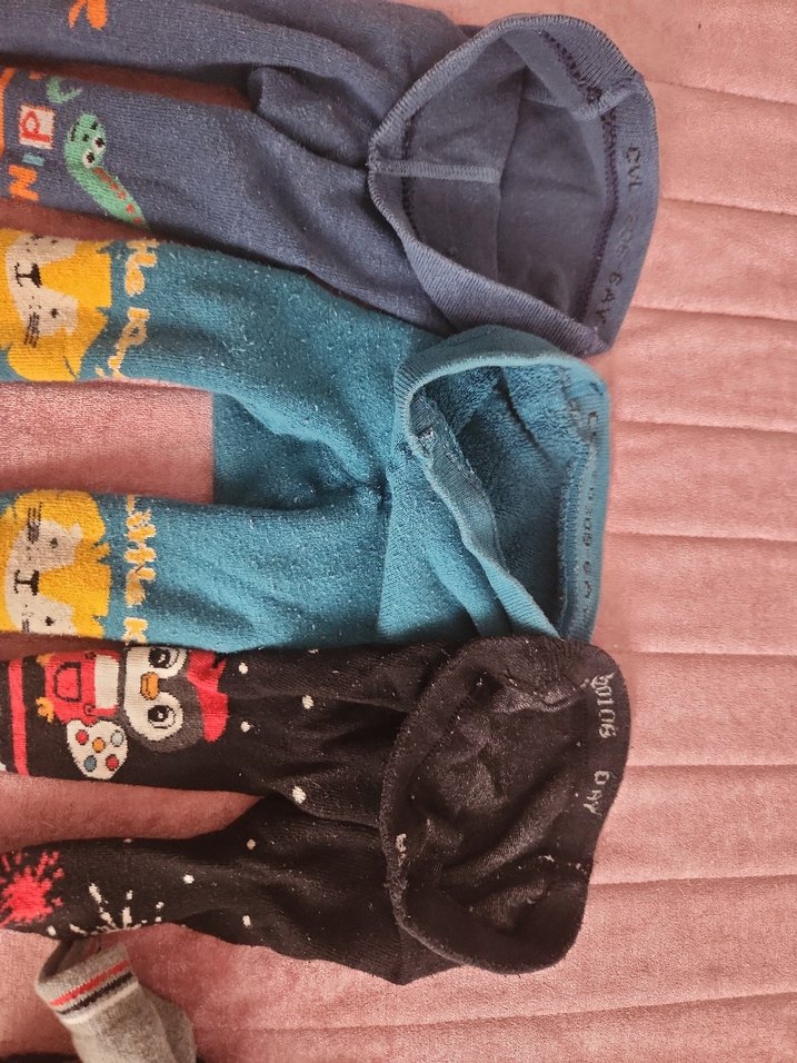 Renkli Çocuk Çorapları ve Ayakkabı - Görsel 4