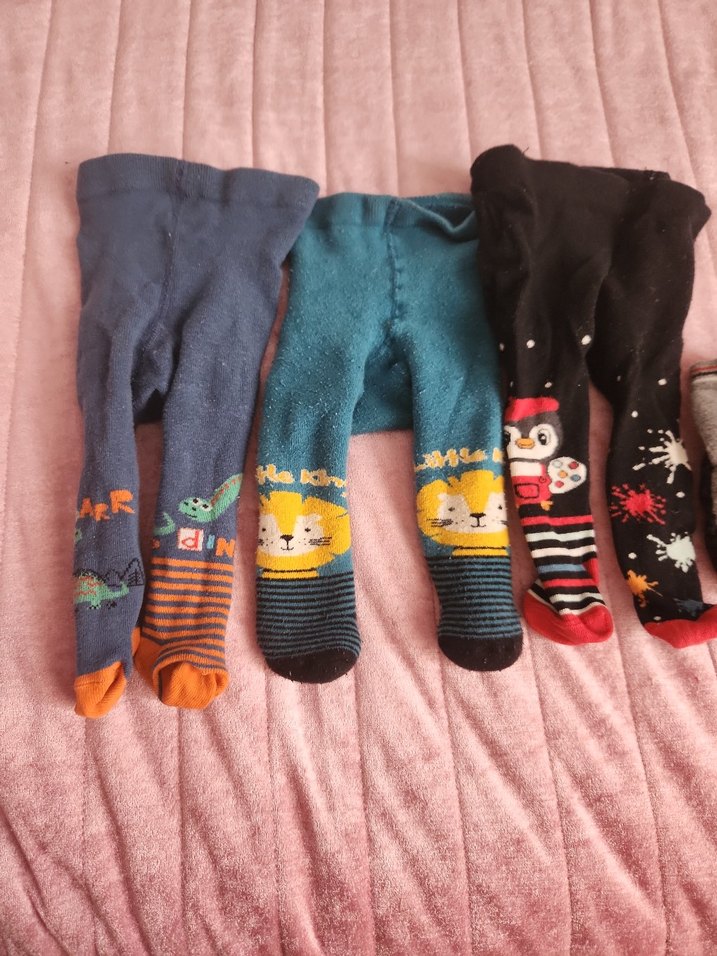 Renkli Çocuk Çorapları ve Ayakkabı - Görsel 2