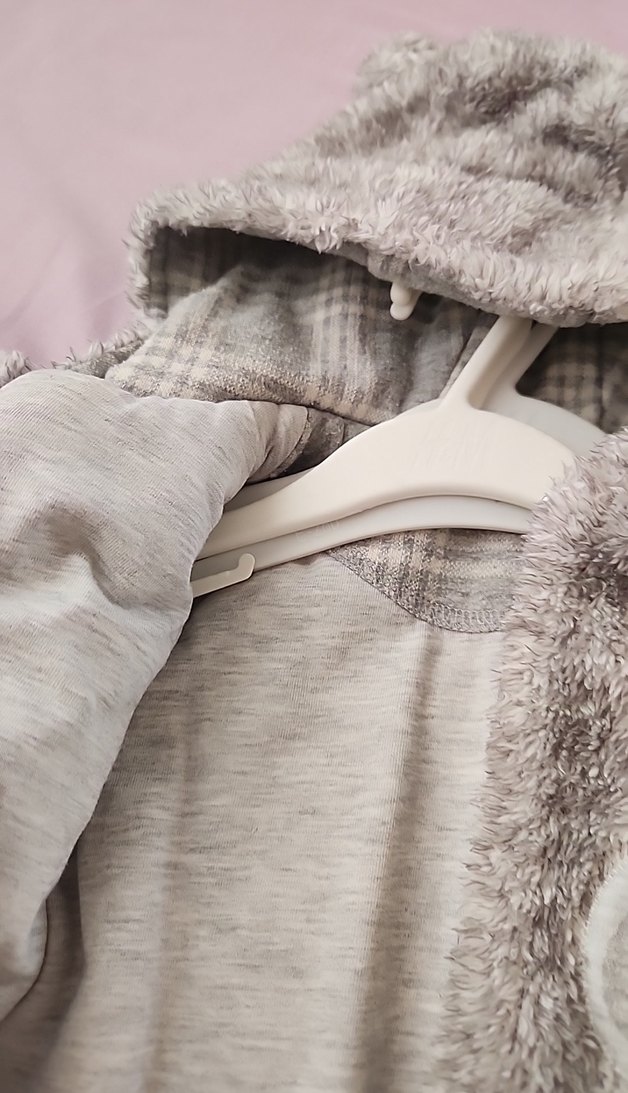 Gri Peluş Bebek Tulumu - Görsel 4