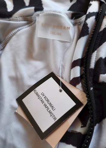 Zebra Desenli Uzun Kollu Kadın Bluz - Görsel 2