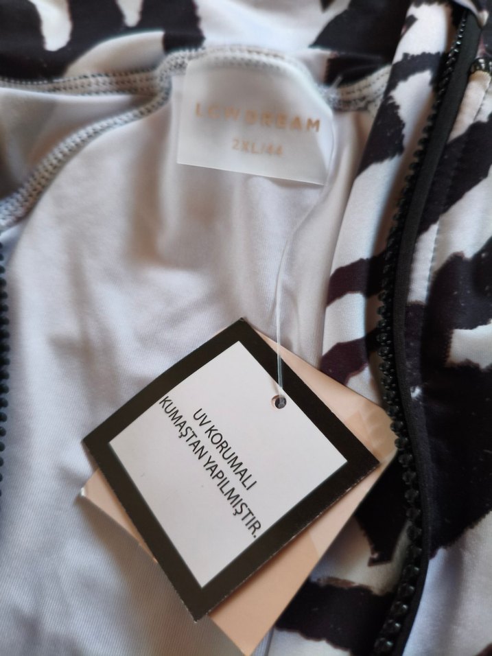 Zebra Desenli Uzun Kollu Kadın Bluz - Görsel 2