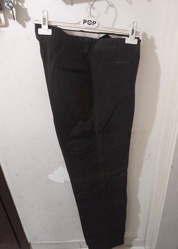 Erkek Siyah Kemerli Ofis Pantolonu - Görsel 2