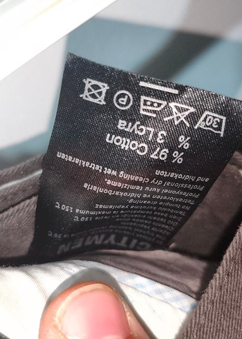 Erkek Siyah Kemerli Ofis Pantolonu - Görsel 5