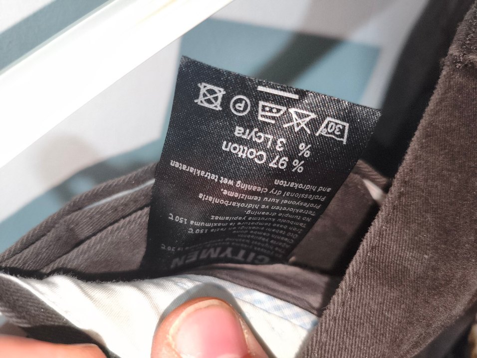 Erkek Siyah Kemerli Ofis Pantolonu - Görsel 5