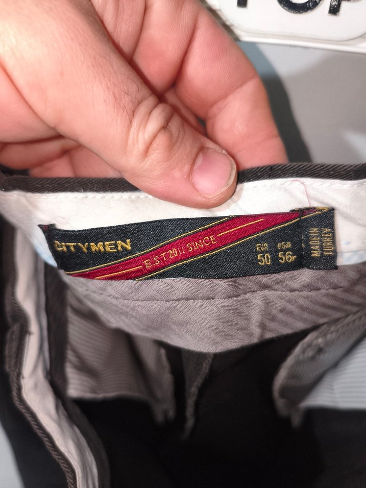 Erkek Siyah Kemerli Ofis Pantolonu - Görsel 4