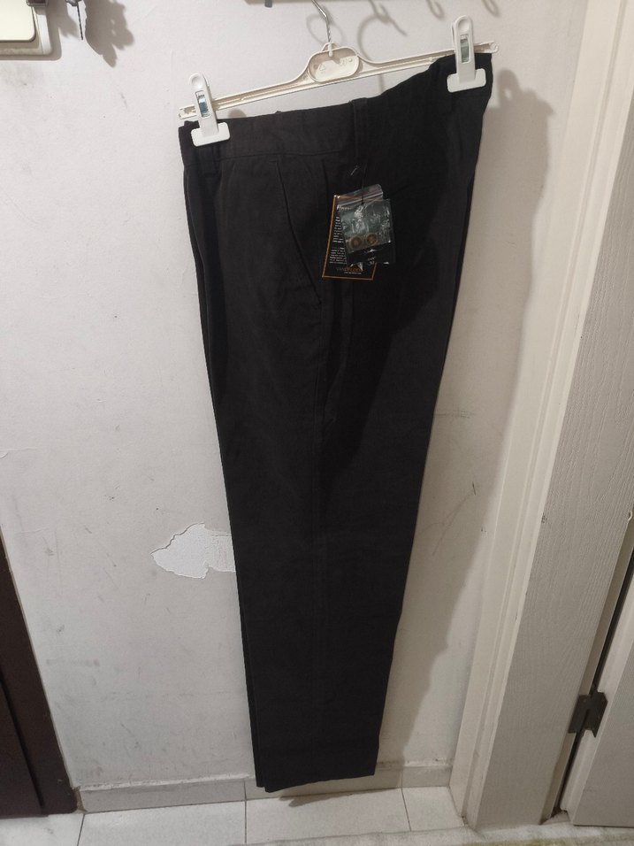 Erkek Siyah Kemerli Ofis Pantolonu - Görsel 3