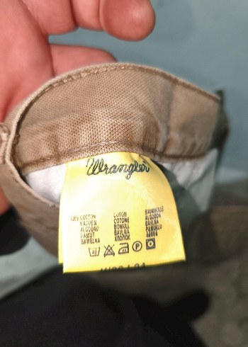 Wrangler Bej Bol Kesim Keten Erkek Pantolon - Görsel 4