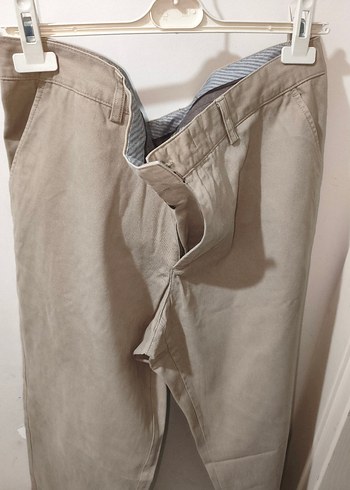 Altınyıldız Bej Regular Fit Keten Erkek Pantolon - Görsel 3