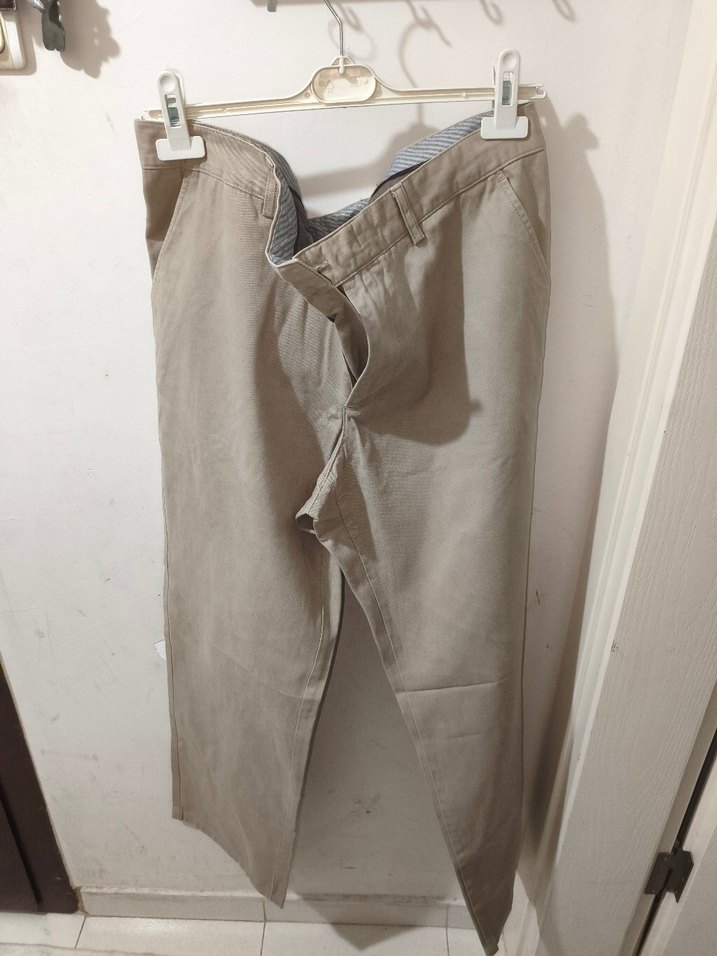 Altınyıldız Bej Regular Fit Keten Erkek Pantolon - Görsel 2