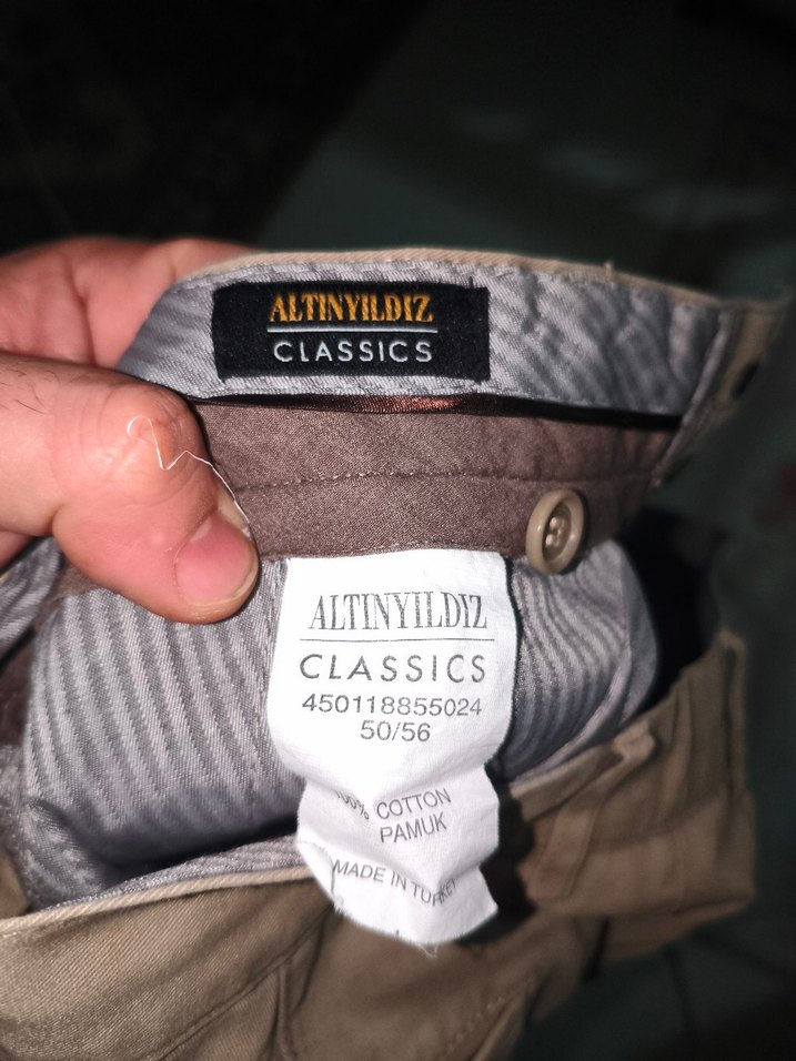 Altınyıldız Bej Regular Fit Keten Erkek Pantolon - Görsel 5