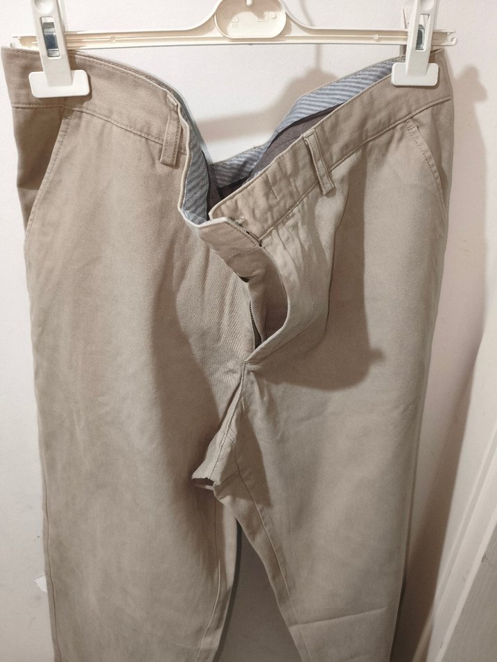 Altınyıldız Bej Regular Fit Keten Erkek Pantolon - Görsel 3