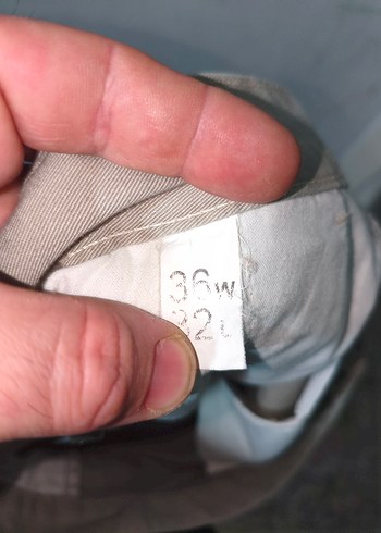 Bej Kemerli Erkek Keten Pantolon - Görsel 5