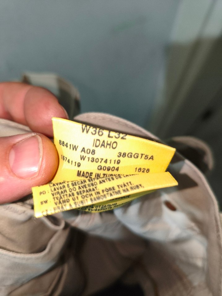 Bej Rahat Kesim Keten Pantolon - Görsel 5