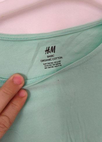 Kız Çocuk Uzun Kollu Yeşil Tişört - Görsel 3