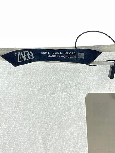 m Beden beyaz Renk Zara Bluz %70 İndirimli.